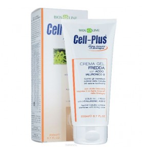 Cell-Plus Охлаждающий антицеллюлитный крем-гель с гиалуроновой кислотой, 200 мл