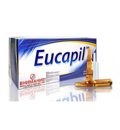 Eucapil AHA Dermo-Cosmetics hair loss care (2% fluridil) /  Эвкапил - средство для волос, 30*2 мл
