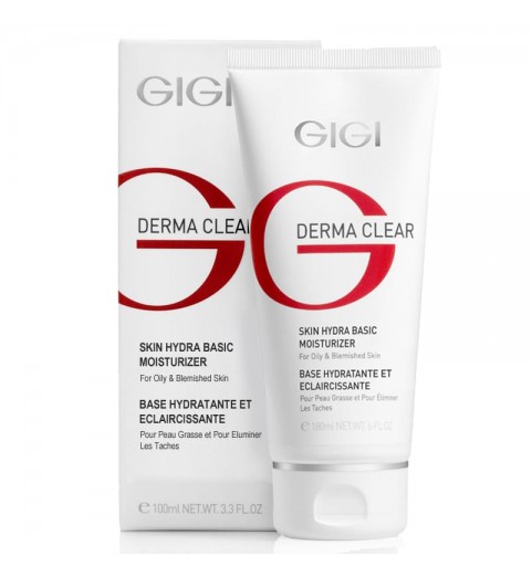 GIGI (ДжиДжи) Derma Clear Skin Hydra basic moisturiser / Крем увлажняющий успокаивающий, 100 мл