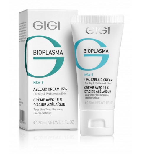 Gigi (ДжиДжи) Bioplazma Azelaic Cream / Крем с 15% азелаиновой кислотой для жирной и проблемной кожи, 30 мл