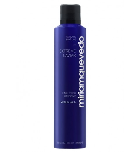 Miriam Quevedo (Мириам Кеведо) Extreme Caviar Final Touch Hairspray – Medium Hold /  Лак для волос средней фиксации с экстрактом черной икры, 300 мл