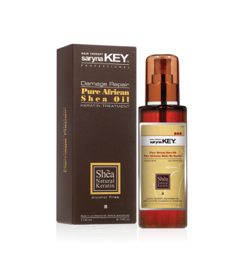 Saryna Key (Сарина Кей) Damage Repair Pure African Shea Oil / Натуральное Африканское масло Ши для сухих и повреждённых волос, 50 мл