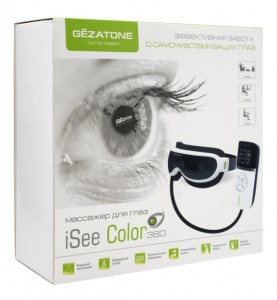 Массажер для глаз с лимфодренажной функцией и встроенными мелодиями Gezatone iSee-380