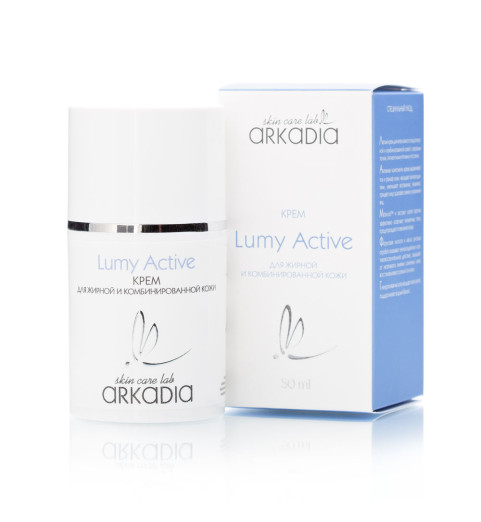 Arkadia Крем Lumy Active для жирной и комбинированной кожи, 50 мл Arkadia Крем Lumy Active для жирной и комбинированной кожи, 50 мл