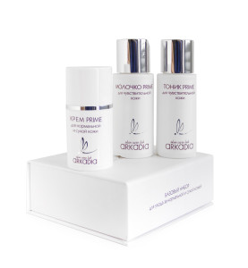 Arkadia Базовый набор для ухода за нормальной и сухой кожей, 50/50/15 мл