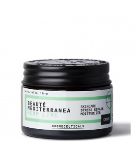 Beaute Mediterranea Stress Repair Moisturizer Cream Hemp Line / Восстанавливающий увлажняющий крем для лица на основе масла семян конопли, 50 мл