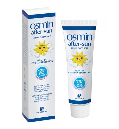 Biogena Osmin After-Sun / Успокаивающий детский крем после солнца для детской кожи, 125 мл