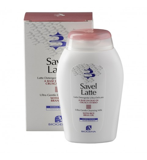 Biogena Savel Latte / Очищающее молочко с рисовыми отрубями, 200 мл