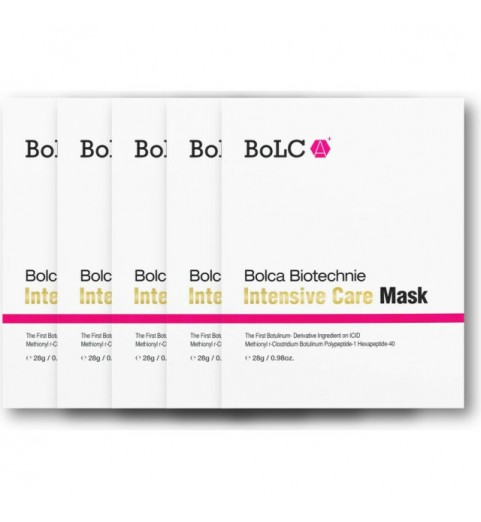 BoLCA Biotechnie Intensive Care Mask / Набор масок для лица омолаживающих c топическим ботулотоксином, 5*28 г