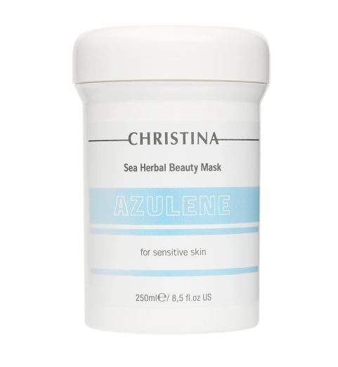 Christina (Кристина) Sea Herbal Beauty Mask Azulene for sensitive skin / Маска красоты на основе морских трав для чувствительной кожи «Азулен», 250 мл