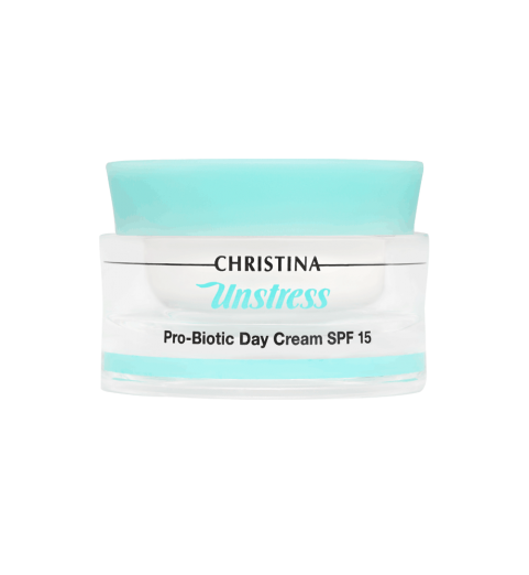 Christina (Кристина) Unstress Probiotic Day Cream SPF 15 / Дневной крем с пробиотическим действием SPF 15, 50 мл