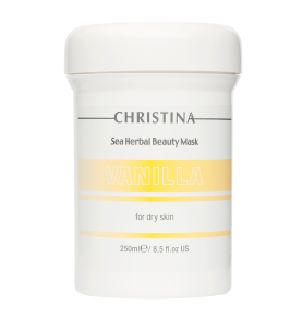 Christina (Кристина) Sea Herbal Beauty Mask Vanilla for dry skin / Маска красоты на основе морских трав для сухой кожи «Ваниль», 250 мл