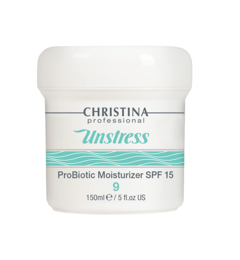 Christina (Кристина) Unstress Probiotic Moisturizer SPF 15 / Увлажняющий крем с пробиотическим действием SPF 15 (шаг 9), 150 мл