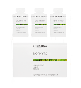 Christina (Кристина) Bio Phyto Normalizing Night Cream / Нормализующий ночной крем в саше, 30 шт по 1,5 мл