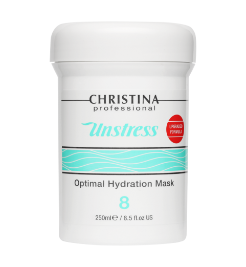 Christina (Кристина) Unstress Optimal Hydration Mask / Оптимально увлажняющая маска (шаг 8), 250 мл