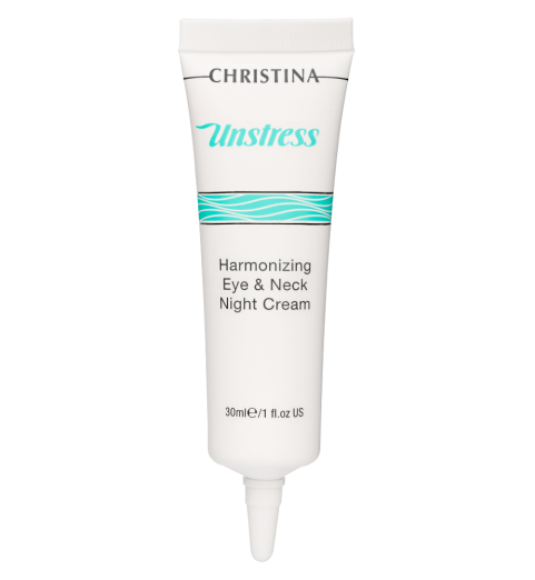 Christina (Кристина) Unstress Harmonizing Eye & Neck Night Cream / Гармонизирующий ночной крем для кожи вокруг глаз и шеи, 30 мл