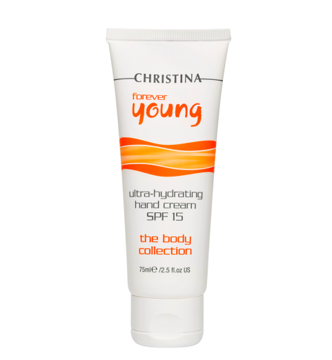 Christina (Кристина) Forever Young Ultra-Hydrating Hand Cream SPF 15 / Ультраувлажняющий крем для рук c SPF 15, 75 мл