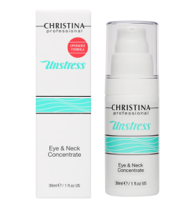 Christina (Кристина) Unstress Eye & Neck Concentrate / Концентрат для кожи вокруг глаз и шеи, 30 мл