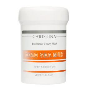 Christina (Кристина) Sea Herbal Beauty Dead Sea Mud Mask for oily & problem skin / Маска красоты на основе морских трав для жирной и проблемной кожи «Грязь Мертвого моря», 250 мл