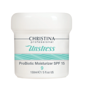Christina (Кристина) Unstress Probiotic Moisturizer SPF 15 / Увлажняющий крем с пробиотическим действием SPF 15 (шаг 9), 150 мл