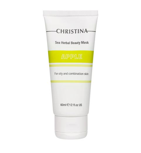 Christina (Кристина) Sea Herbal Beauty Mask Apple for oily and combination skin / Маска красоты для жирной и комбинированной кожи «Яблоко», 60 мл