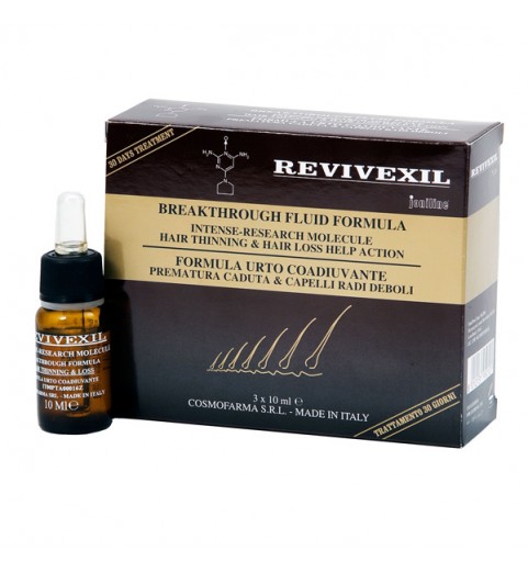 Cosmofarma Revivexil (Ревивексил) Breakthrough Scalp & Hair Therapy Fluid Formula / Лосьон для волос Ревивексил, 3 по 10 мл