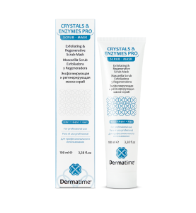 Dermatime CRYSTALS & ENZYMES PRO Exfoliating & Regenerative Scrub-Mask / Эксфолиирующая и регенерирующая маска-скраб, 100 мл