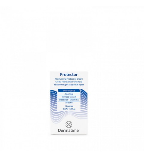 Dermatime Moisturizing Protective Cream Monodose / Увлажняющий защитный крем, 12 саше по 3 мл