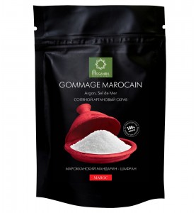 Diar Argana Gommage Marocain / Соляной скраб с маслом арганы Марокканский мандарин-Шафран, 200г