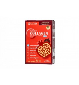 Dr.Young Pomegranate Collagen / Морской коллаген с экстрактом граната, 3 упаковки по 30 стиков на курс 3 месяца (90 стиков по 20г)