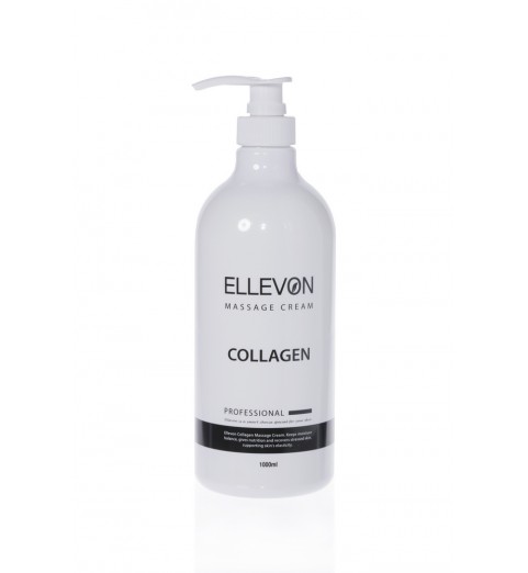 Ellevon (Эллевон) Massage Cream Collagen / Массажный крем с коллагеном, 1000 мл