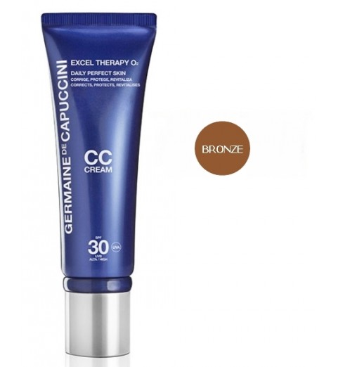 Germaine de Capuccini Excel Therapy O2 Daily Perfeсt Skin Cc Cream / CC Крем для ежедневного ухода бронзовый SPF30, 50 мл
