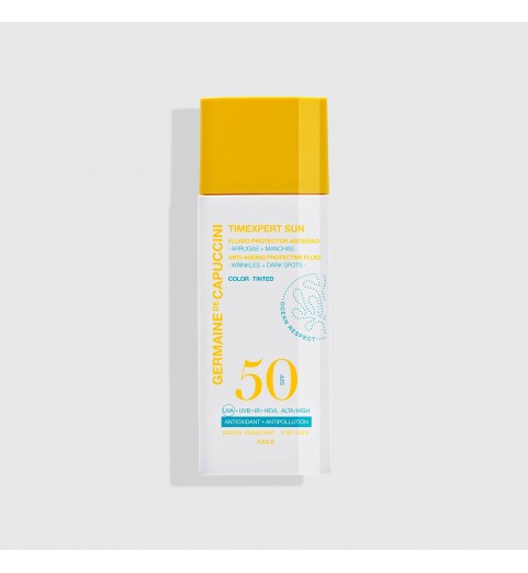 Germaine de Cappucini TimExpert Sun Anti-Ageing Protective Fluid Tint SPF 50 / Эмульсия солнцезащитная антивозрастная для лица SPF 50 с тоном, 50 мл