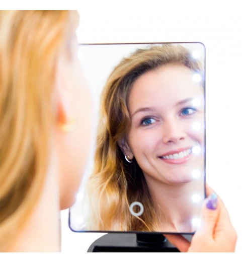 Настольное зеркало uLike Mini для макияжа с подсветкой