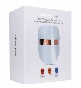 Светодиодная маска для омоложения кожи лица m1020, Gezatone