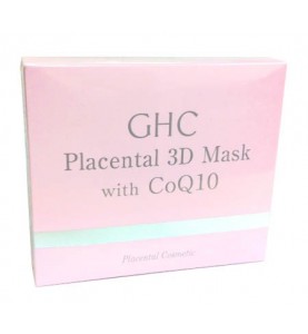 GHC Placental Cosmetic GHC Placental 3D Мask with Q10 / 3-D маска моделирующая с гидролизатом плаценты и коэнзимом Q10, 5 шт