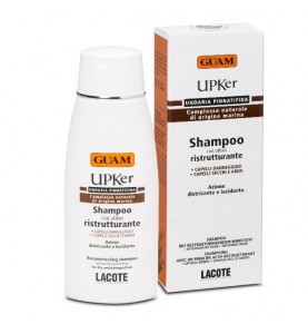 Guam UPKer Shampoo Con Attivo Ristrutturante / Мягкий очищающий шампунь для восстановления сухих секущихся волос, 200 мл