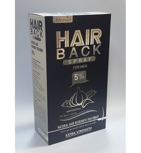Hair Back Spray Cosmoactive / Лосьон-спрей с миноксидилом 5% для мужчин, 100 мл