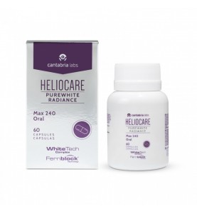 Heliocare Purewhite Radiance Max 240 / Бад к пище "Белизна и сияние кожи", 60 капсул