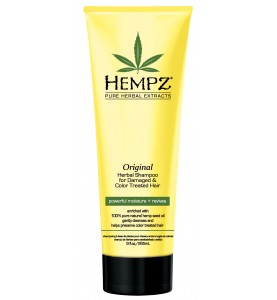 Hempz Original Herbal Shampoo For Damaged & Color Treated Hair / Шампунь растительный Оригинальный сильной степени увлажнения для поврежденных волос, 265 мл