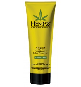 Hempz Original Herbal Conditioner For Damaged & Color Treated Hair / Кондиционер растительный Оригинальный для поврежденных окрашенных волос, 265 мл