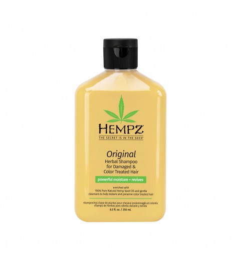 Hempz Original Herbal Shampoo For Damaged & Color Treated Hair / Шампунь растительный Оригинальный сильной степени увлажнения для поврежденных волос, 250 мл