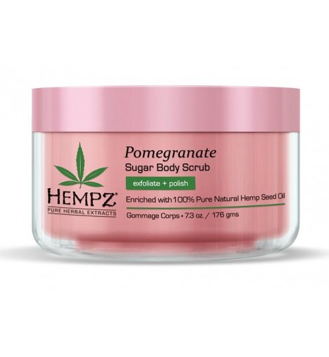 Hempz Body Scrub - Sugar & Pomegranate / Скраб для тела Сахар и Гранат, 176 г