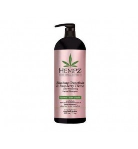 Hempz Blushing Grapefruit & Raspberry Creme Shampoo / Шампунь Грейпфрут и Малина для окрашенных волос, 1000 мл