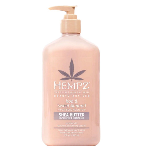 Hempz Koa & Sweet Almond Smoothing Herbal Body Moisturizer / Молочко для тела увлажняющее Коа и Сладкий Миндаль, 500 мл