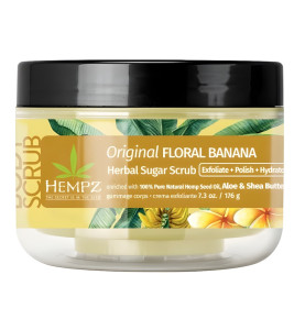 Hempz Original Floral Banana Herbal Sugar Scrub / Скраб для тела Оригинальный, 176 г
