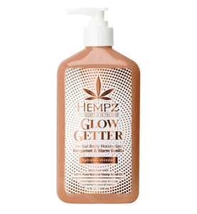 Hempz Glow Getter Herbal Body Moisturizer Bergamot & Warm Vanilla / Молочко для тела с мерцающим эффектом Бергамот и Ваниль, 500 мл