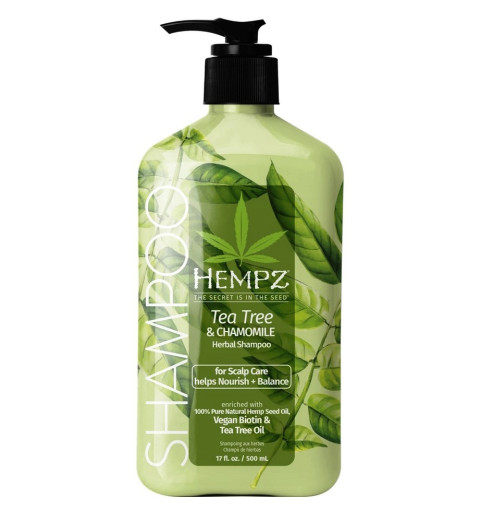 Hempz Tea Tree & Chamomile Herbal Shampoo / Шампунь Hempz Здоровые волосы Чайное дерево и Ромашка, 500 мл Hempz Tea Tree & Chamomile Herbal Shampoo / Шампунь Hempz Здоровые волосы Чайное дерево и Ромашка, 500 мл