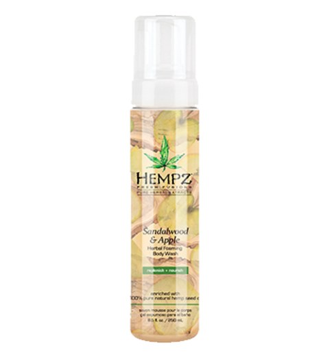 Hempz Sandalwood & Apple Herbal Foaming Body Wash / Гель-мусс для душа Сандал и Яблоко, 250 мл