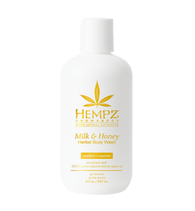 Hempz Milk & Honey Herbal Body Wash / Гель для душа Молоко & Мёд, 237 мл
